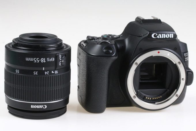 Canon EOS 250D mit EF-S 18-55mm f/3,5-5,6 III - #023070025596