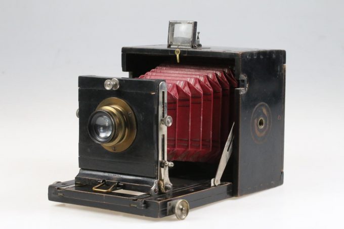 Holzkamera schwarz 9x12cm mit Steinheil - #60980