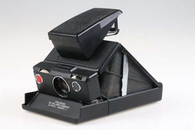 Polaroid SX-70 Land Camera - Alpha 1 Model 2 - schwarz - DEFEKT