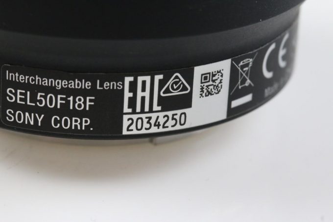 Sony FE 50mm f/1,8 - #2034250