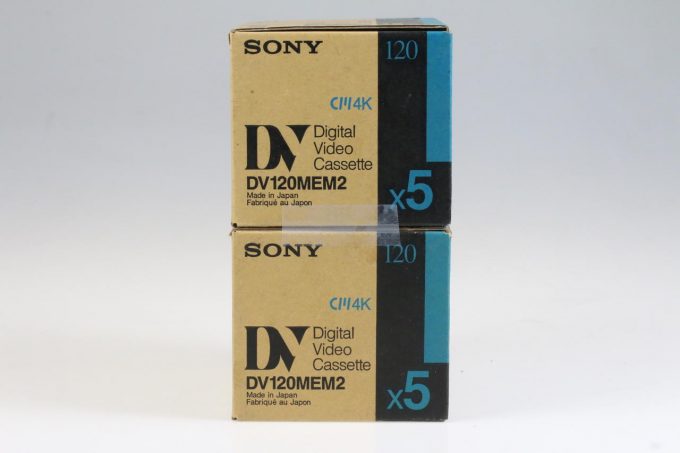Sony DV120 120min Digital Video Kassetten IC Memory - 10 Stück