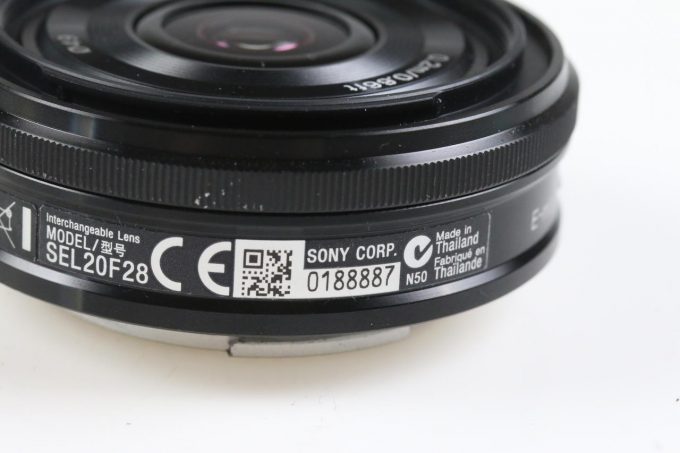 Sony E 20mm f/2,8 - #0188887