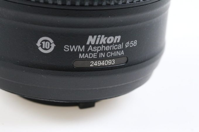 Nikon AF-S NIKKOR 50mm f/1,8 G - #2494093