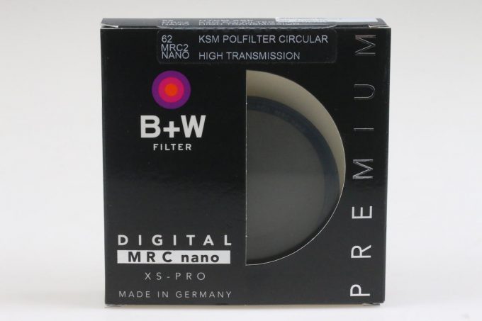 B+W HTCM XSP Polfilter Cirular 62mm