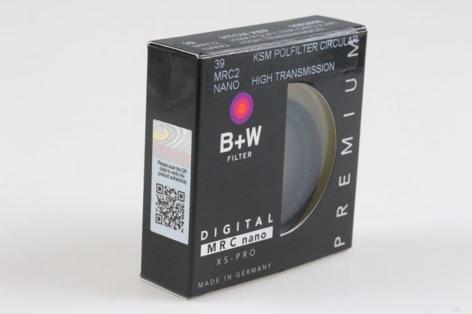 B+W HTCM XSP Polfilter Circular 39mm