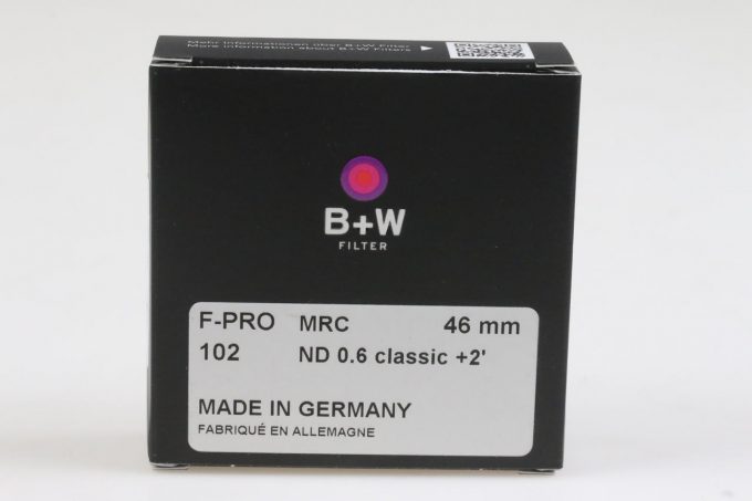 B+W F-Pro MRC ND 0,6 +2 Neutraldichte 46mm
