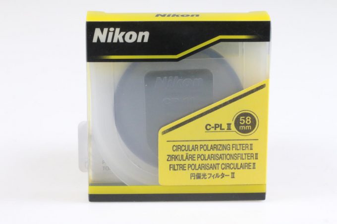 Nikon PL2 Circular Polfilter II / 58mm