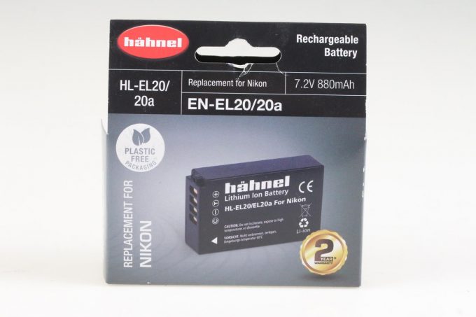 Hähnel HL-EL20/20a wie EN-EL20/20a Akku