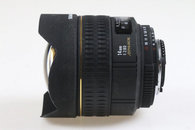Sigma 14mm f/2,8 D ASPH HSM für Nikon F - #2008490
