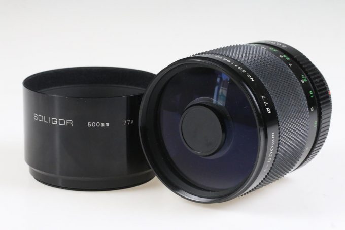Soligor 500mm f/8,0 für T2-mount mit Canon FD Adapter - #58110875