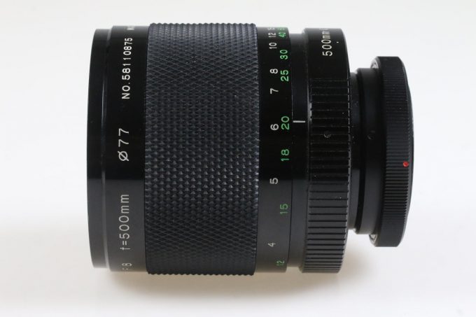 Soligor 500mm f/8,0 für T2-mount mit Canon FD Adapter - #58110875