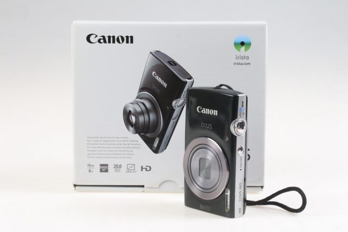 Canon Ixus 160 Digitalkamera schwarz - #913060001089