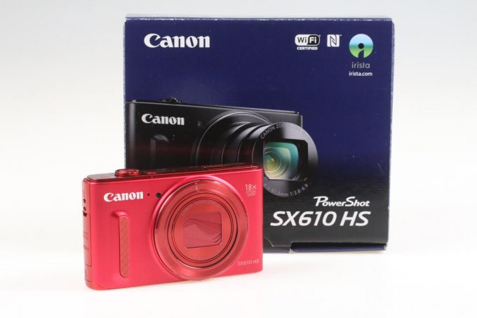 Canon PowerShot SX610 HS Digitalkamera rot