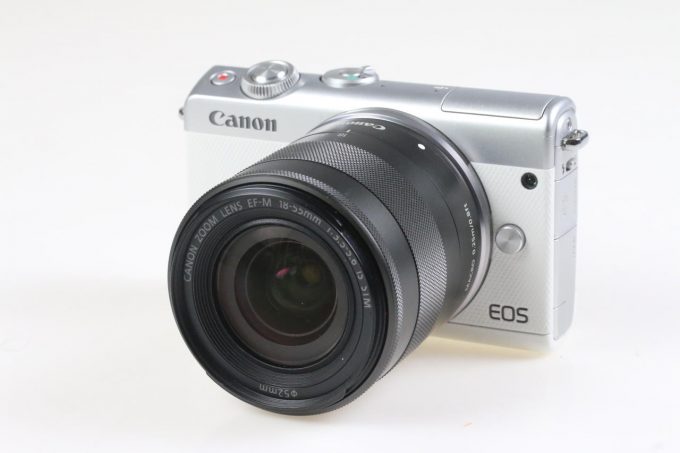 Canon EOS M100 Set EF-M 18-55mm 3,5-5,6 IS weiss - #473050000505