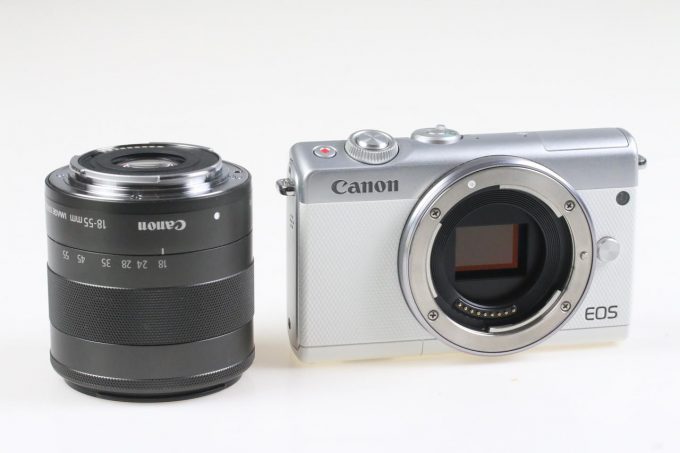 Canon EOS M100 Set EF-M 18-55mm 3,5-5,6 IS weiss - #473050000505 - Image 2