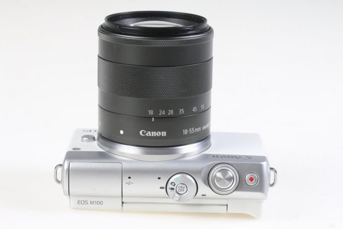 Canon EOS M100 Set EF-M 18-55mm 3,5-5,6 IS weiss - #473050000505 - Image 3