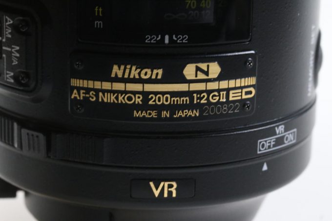 Nikon AF-S 200mm f/2,0 G ED VR II - #200822