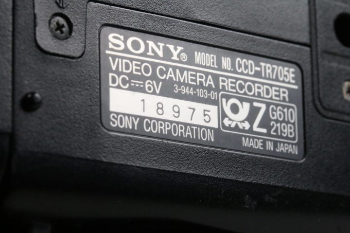 Sony Video camera recorder CCD-TR705E - #18975