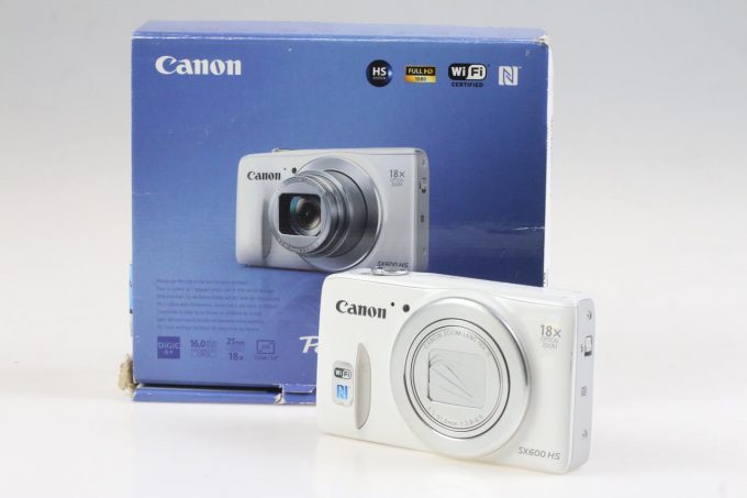 Canon PowerShot SX600 HS weiss - #823050000037