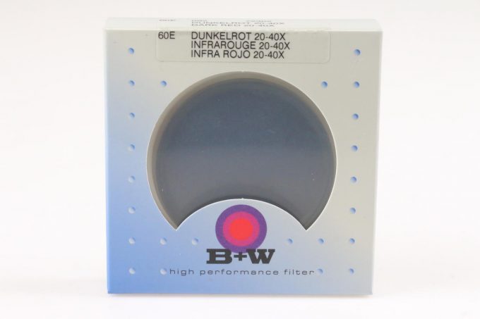 B+W 092 IR Infrared 20-40x Filter 60E