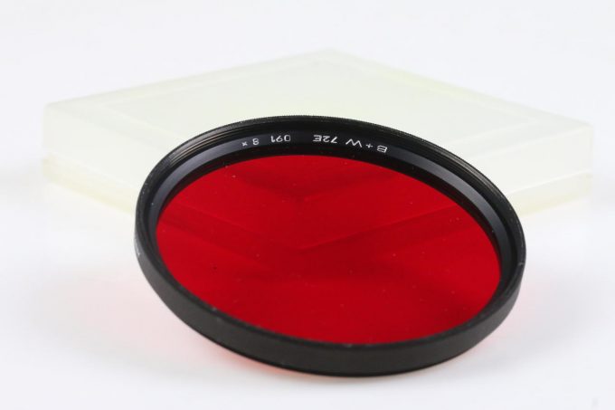 B+W Dark Red Filter 72mm 091 8x