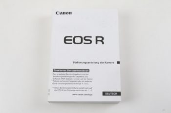 Canon EOS R Bedieungsanleitungen