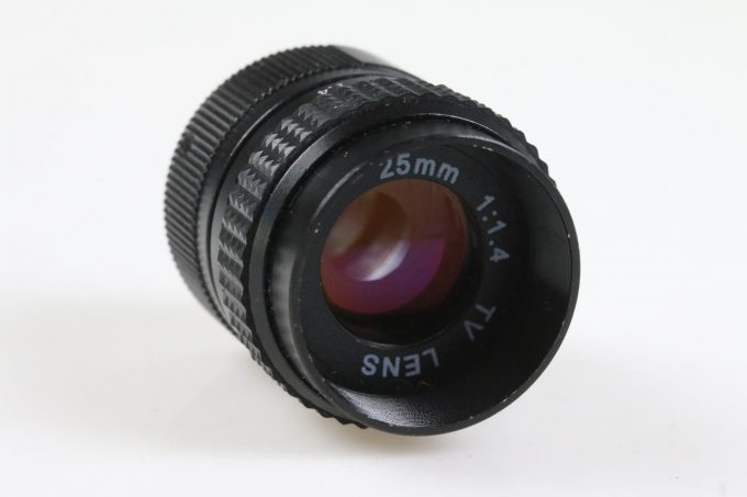 Pentax TV Lens mit C-Mount25mm f/1,4