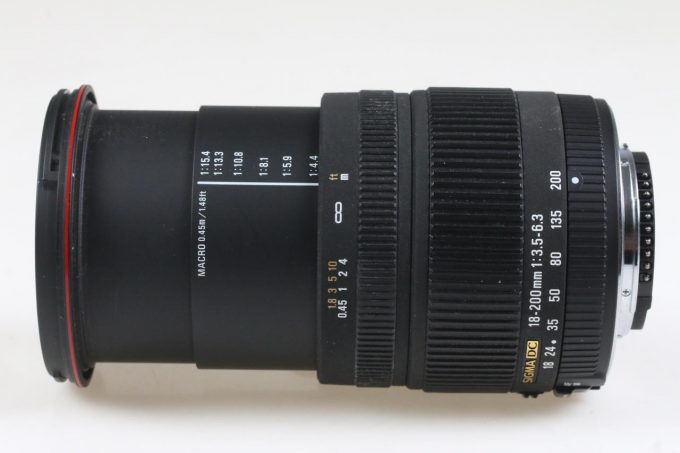 Sigma 18-200mm f/3,5-6,3 DC für Nikon F (DX) - #10098433