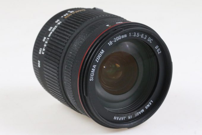 Sigma 18-200mm f/3,5-6,3 DC für Nikon F (DX) - #10098433