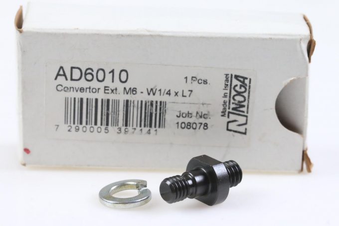 Noga AD6010 Adapter Ext. M6 - W 1/4