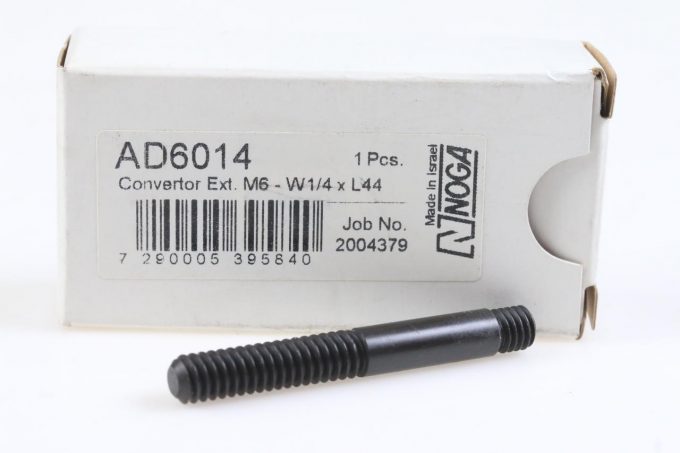 Noga AD6014 Adapter Ext. M6 - W 1/4 (44mm)