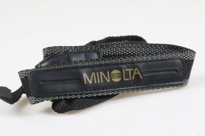 Minolta Tragegurt grau / schwarz / Breite 2,5cm