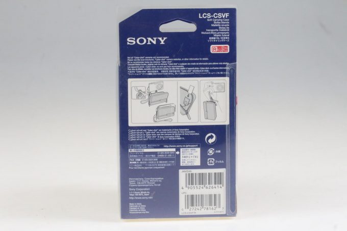 Sony Cybershot LCS-CSVB Rot
