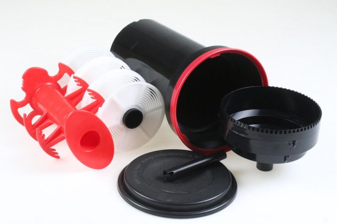 Paterson Super Sytem 4 Tank mit Mod54 Sprirale und 3 Spiralen
