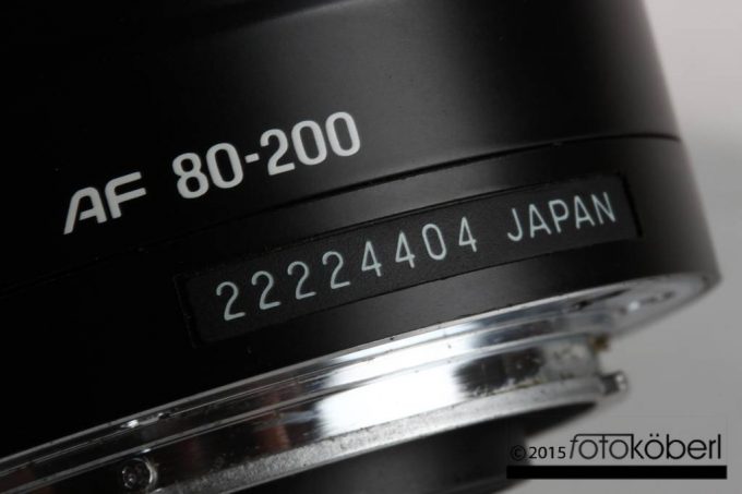 Minolta AF 80-200mm f/4,5-5,6 mit Minolta/Sony A-Bajonett - #22224404