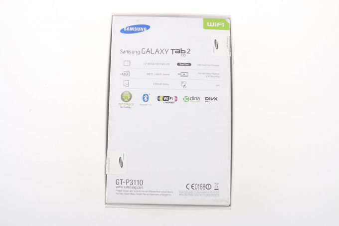 Samsung Galaxy Tab2 7.0 Zoll / 8B Titanium Silver - #RF2D30SX8ML