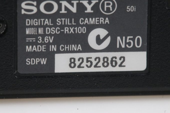 Sony DSC-RX100 Kompaktkamera - #8252862