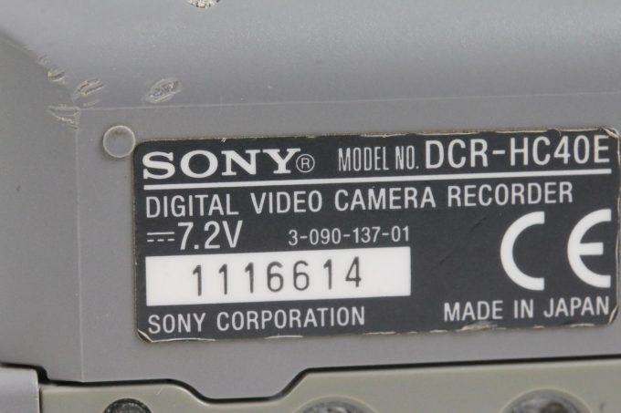 Sony DCR-HC40 Videokamera - #1116614