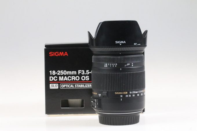 Sigma 18-250mm f/3,5-6,3 DC OS HSM für Canon EF-S - #13725299