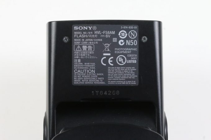 Sony HVL-F58AM Blitzgerät mit Adapter - #1784268