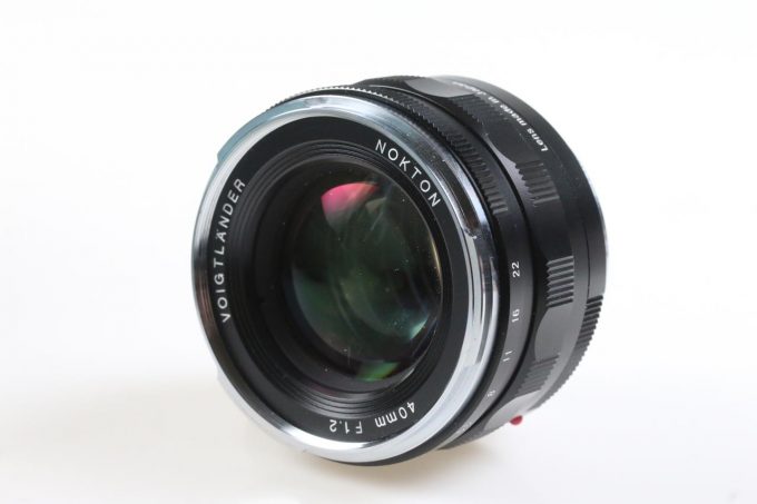 Voigtländer Nokton 40mm f/1,2 VM für Leica M - #07922144