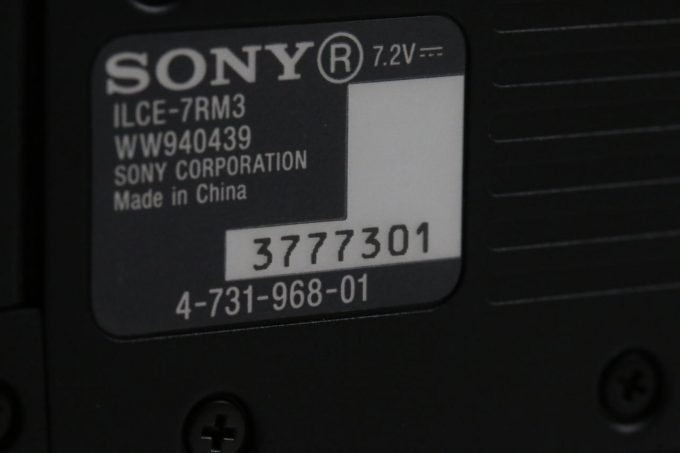 Sony Alpha 7R III Gehäuse - #3777301