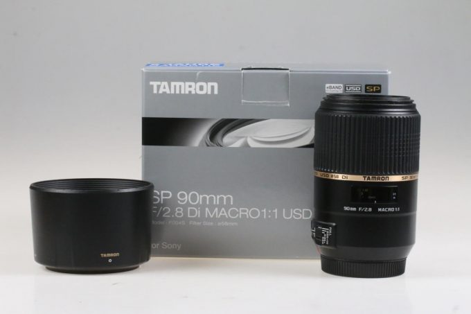 Tamron SP 90mm f/2,8 Di Macro USD #F004 für Minolta/Sony A - #004263