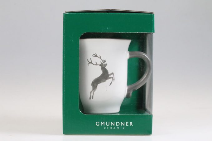 Gmundner Keramik Tasse - Hirsch grau