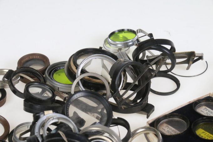 Konvolut diverse Filter und Halter