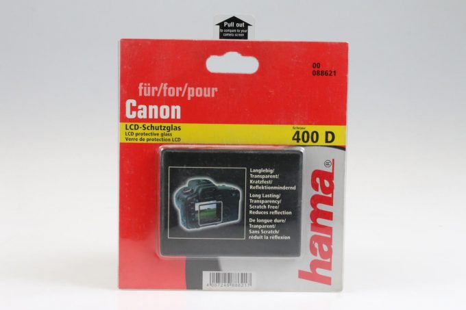 Hama LCD Schutzglas für Canon 400D