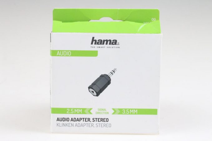 Hama Audio Klinken Adapter (2,5mm zu 3,5mm)