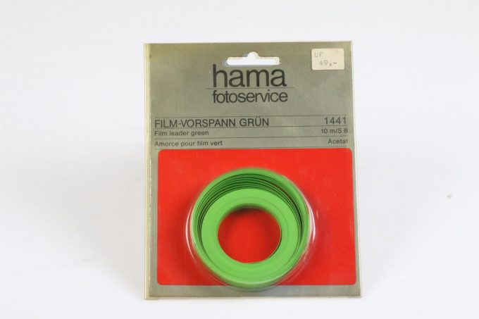 Hama Film Vorspann grün 10m S8mm