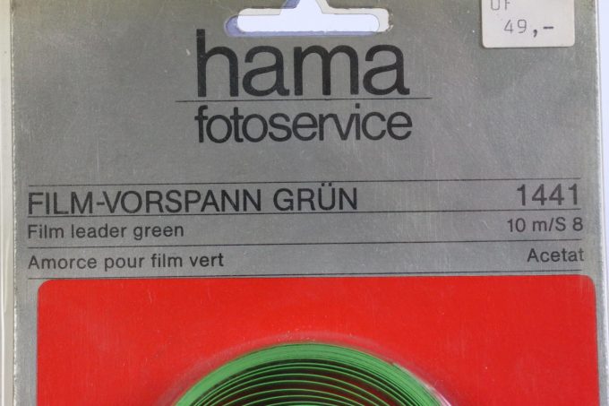 Hama Film Vorspann grün 10m S8mm