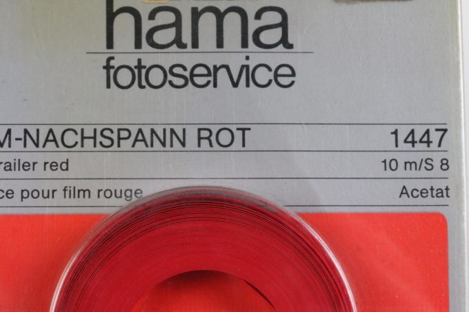 Hama Film Vorspann rot 10m S8mm